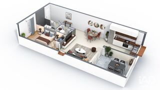  Appartement � vendre 2 pi�ces 65 m�