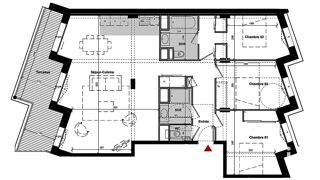  Appartement � vendre 4 pi�ces 104 m�