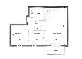  Appartement � vendre 3 pi�ces 61 m�