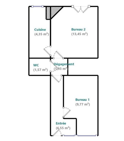 Vente Murs commerciaux 38 m&sup2; 300000 75015 Paris