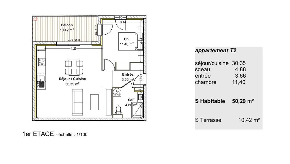 Vente Appartement Vente Appartement 2 pi�ces Belleville