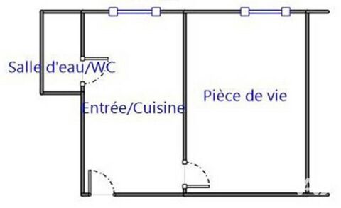  Appartement � vendre 1 pi�ce 25 m�