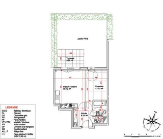  Appartement � vendre 2 pi�ces 45 m�