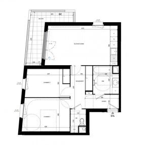  Appartement � vendre 3 pi�ces 65 m�