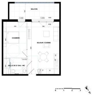  Appartement � vendre 2 pi�ces 41 m�