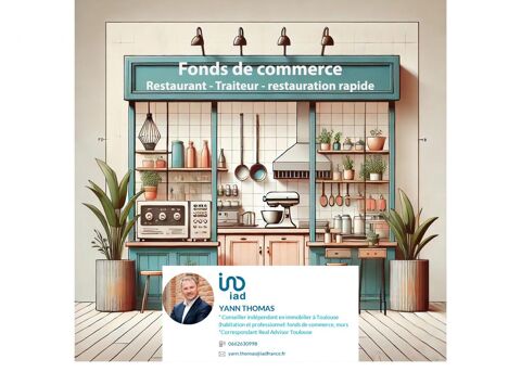 Vente Restaurant 105 m&sup2; 24000 31140 Fonbeauzard