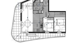  Appartement � vendre 3 pi�ces 69 m�