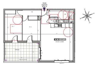  Appartement � vendre 3 pi�ces 68 m�