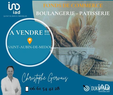 Vente Boulangerie 100 m&sup2; 185000 33160 Saint-aubin-de-m�doc