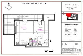  Appartement � vendre 2 pi�ces 50 m�