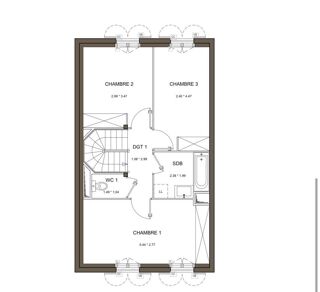  Appartement � vendre 5 pi�ces 124 m�