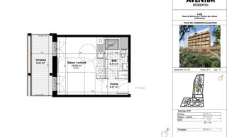  Appartement  vendre 1 pice 27 m