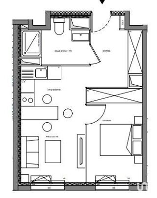  Appartement � vendre 2 pi�ces 37 m�