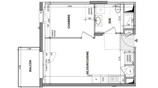  Appartement � vendre 2 pi�ces 38 m�