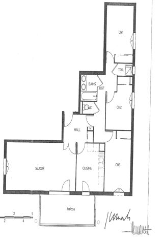  Appartement  vendre 4 pices 89 m