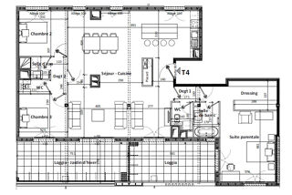  Appartement à vendre 4 pièces 127 m²