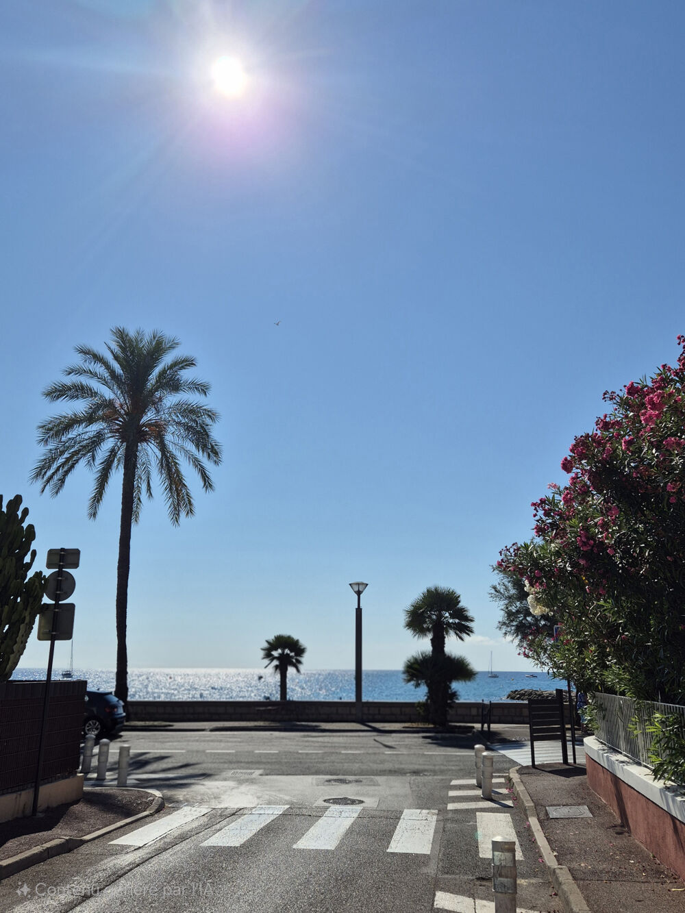 Roquebrune cap martin, 2 pièces 100% design,et rénové , terrasse, cave , à 10 m du bord de mer