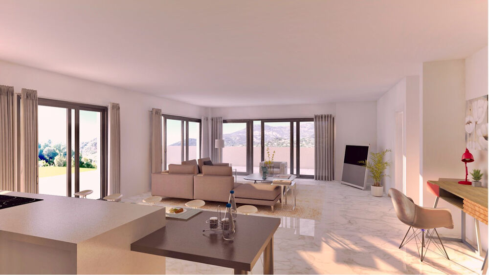 Menton annonciade, appartement villa de 148 m2 ,187 m2 de terrasse, piscine, terrain