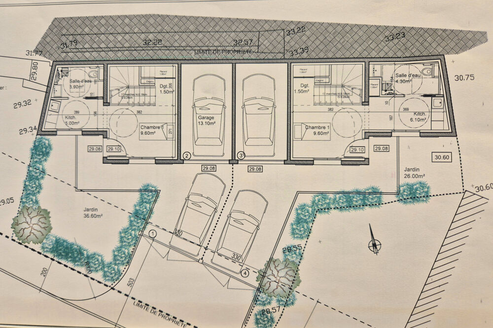 Vente Maison Menton proche centre ville projet deux maisons mitoyennes Menton