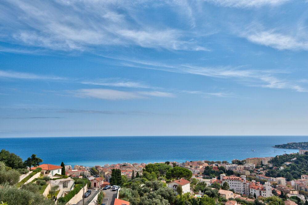 Vente Maison MENTON - Quartier  ANNONCIADE -  3 VILLAS - VUE PANORAMIQUE MER - PISCINE 1800m terrain  - parkings Menton