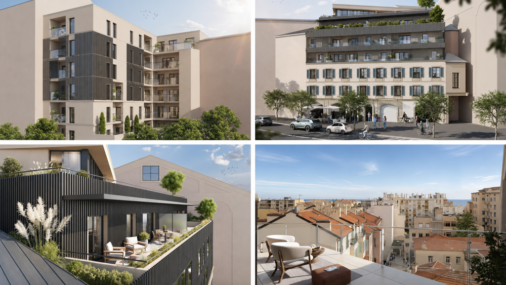 Vente Appartement Menton , le Mondial , coeur centre ville,programme neuf, frais réduits Menton