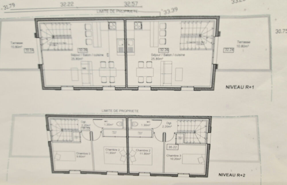 Vente Maison Menton proche centre ville projet deux maisons mitoyennes Menton