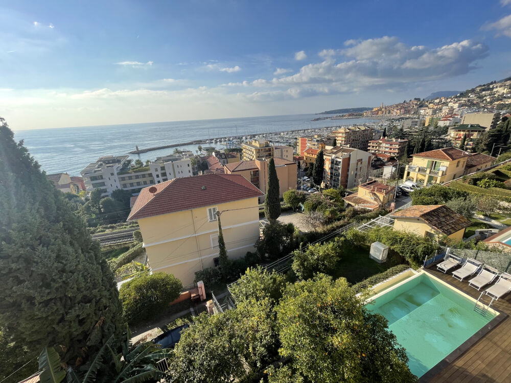 Menton, Garavan, Appartement villa de 4 Pièces, vue mer