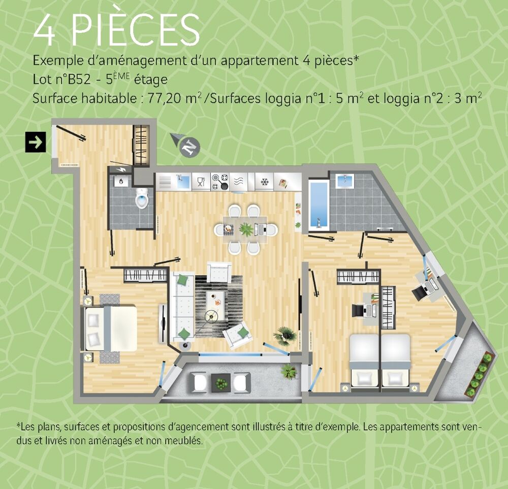 Appartements neufs   Lille (59000)