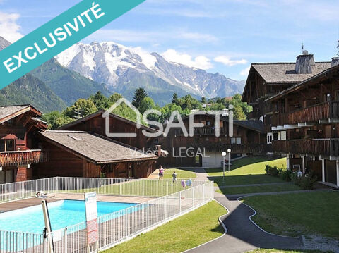 Skis aux pieds, vue, exposition SUD, piscine 145600 Saint-Gervais-les-Bains (74170)