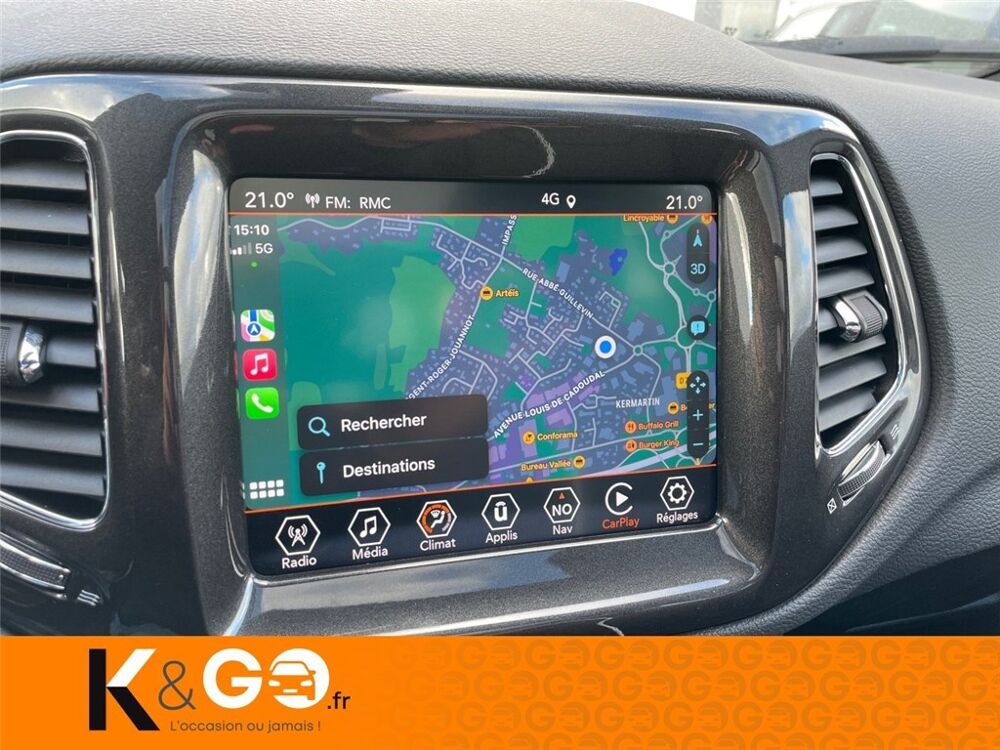 Compass COMPASS MY20 1.3 GSE T4 240 ch PHEV AT6 4xe eAWD S 2021 occasion 56880 Ploeren