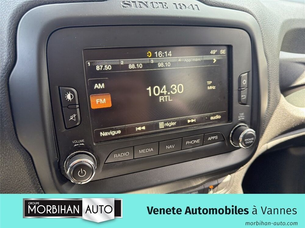 Renegade RENEGADE 1.6 I MULTIJET S&S 120 CH Limited Advanced Technolo 2016 occasion 56000 Vannes