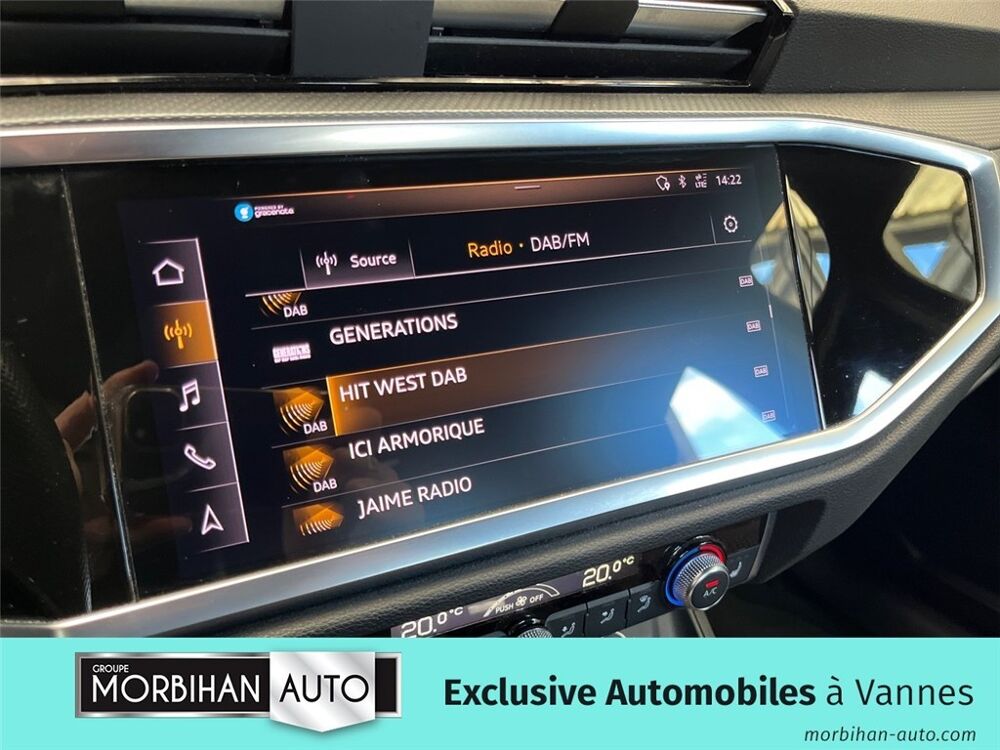 Q3 SPORTBACK 35 TFSI 150 CH S TRONIC 7 S line 2020 occasion 56000 Vannes
