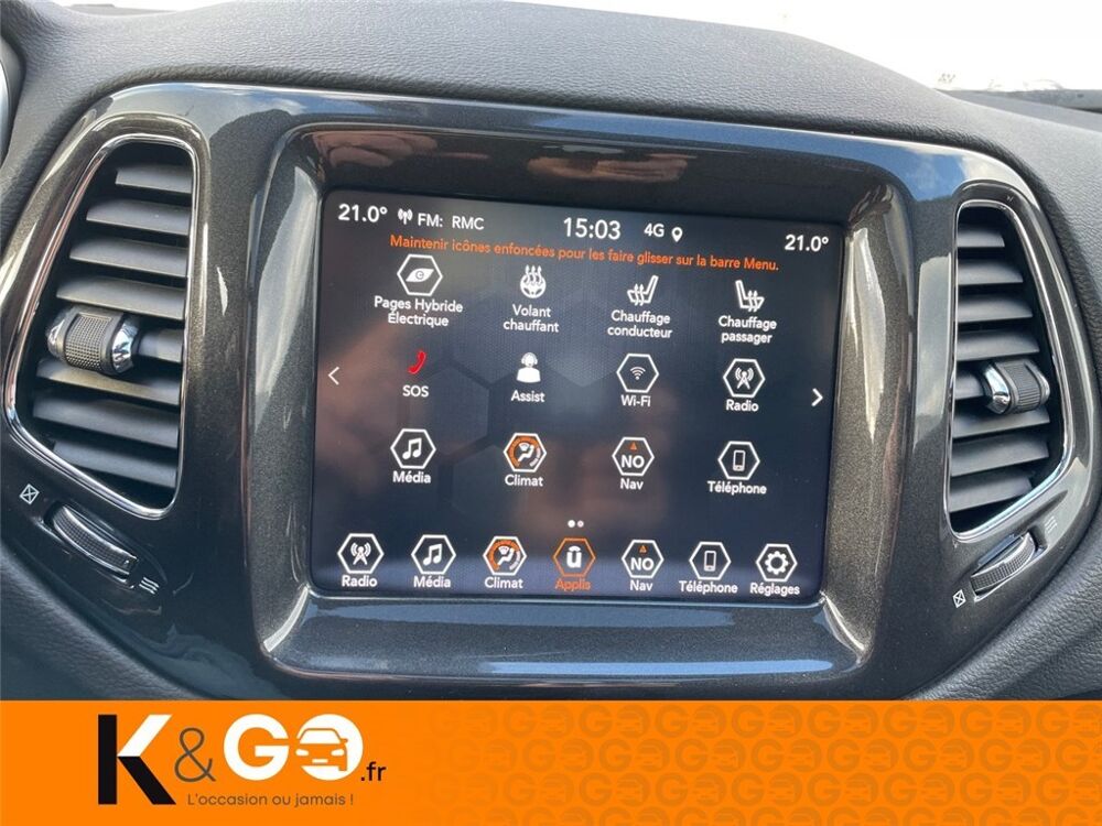 Compass COMPASS MY20 1.3 GSE T4 240 ch PHEV AT6 4xe eAWD S 2021 occasion 56880 Ploeren