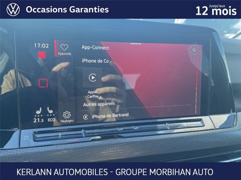 Golf GOLF 1.4 HYBRID RECHARGEABLE OPF 245 DSG6 GTE 2021 occasion 56000 Vannes