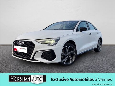 Audi A3 BERLINE 35 TFSI MILD HYBRID 150 S TRONIC 7 S Line 2021 occasion Vannes 56000