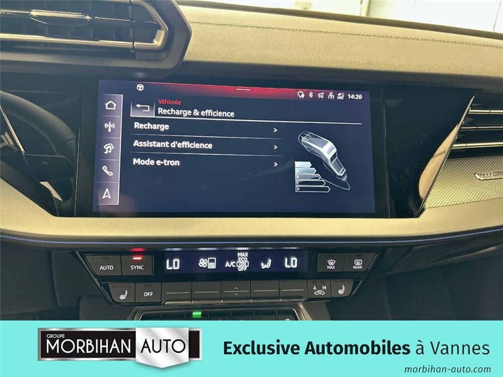 A3 SPORTBACK 40 TFSI E HYBRIDE RECHARGEABLE 204 S TRONIC 6 S 2026 occasion 56000 Vannes