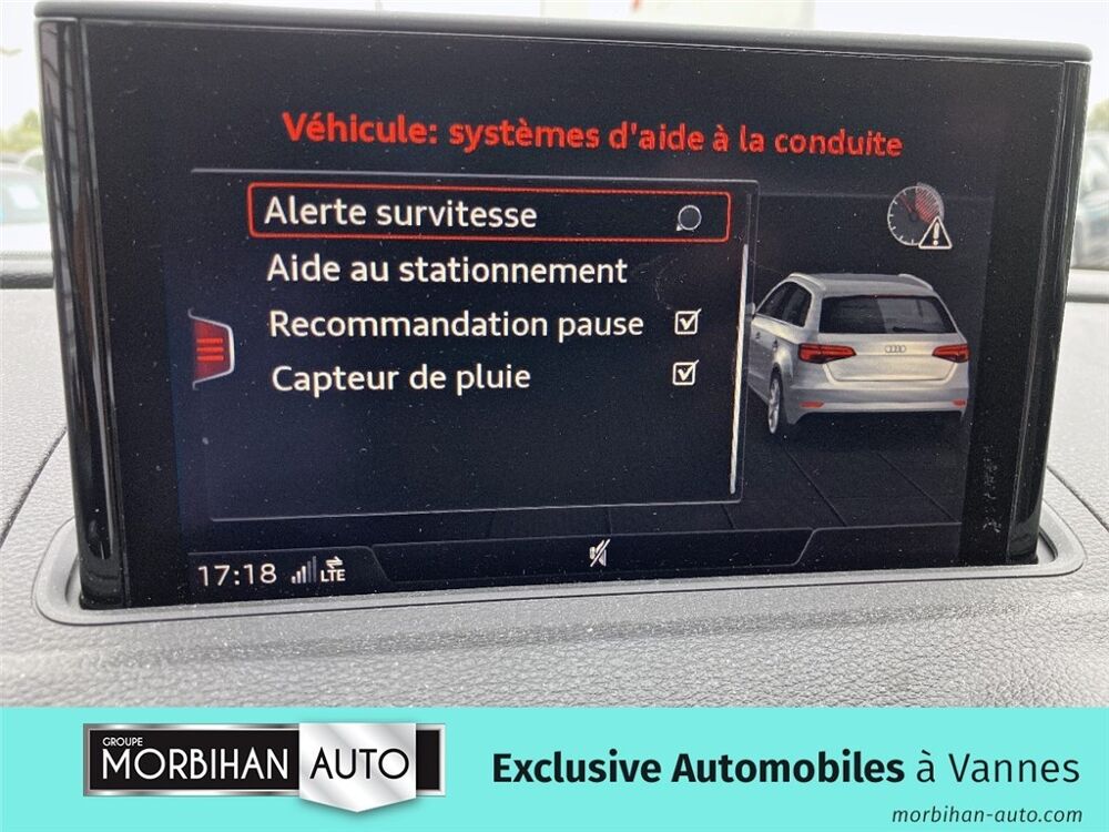 A3 SPORTBACK 30 TDI 116 Design Luxe 2019 occasion 56000 Vannes