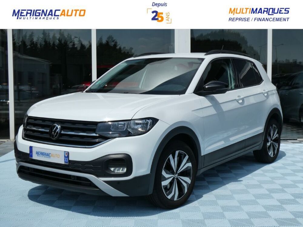 T-Cross 1.0 TSI 110 DSG7 LOUNGE PACK BLACK Camera JA17 (8 Options) 2021 occasion 33700 M&eacute;rignac