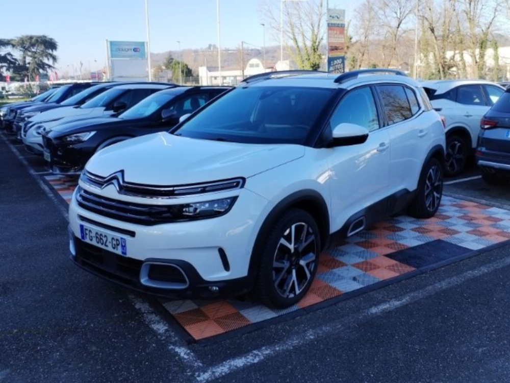 C5 aircross 1.6 PureTech 180 EAT8 SHINE TOE Caméra Hayon EL. JA19 Attel. 2019 occasion 33700 Mérignac