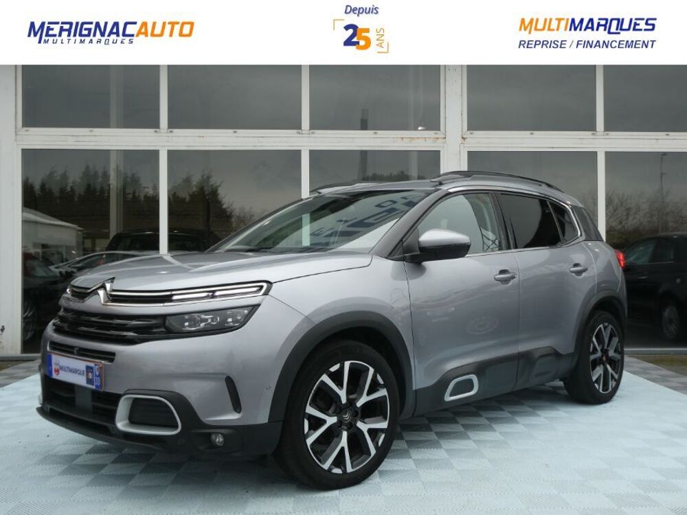 C5 aircross 1.5 BlueHDi 130 EAT8 SHINE PACK SE JA19 Hayon EL. Attel. 1&egrave;r 2021 occasion 47240 Castelculier