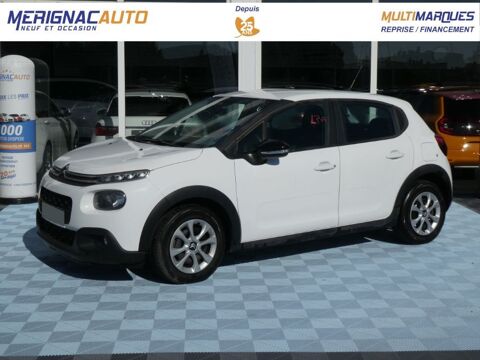 Citroën C3 SOCIETE 1.2 PureTech 82 FEEL GPS Bluetooth RER 2PL 10490¤ HT 2020 occasion Mérignac 33700