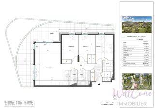  Appartement à vendre 4 pièces 91 m²