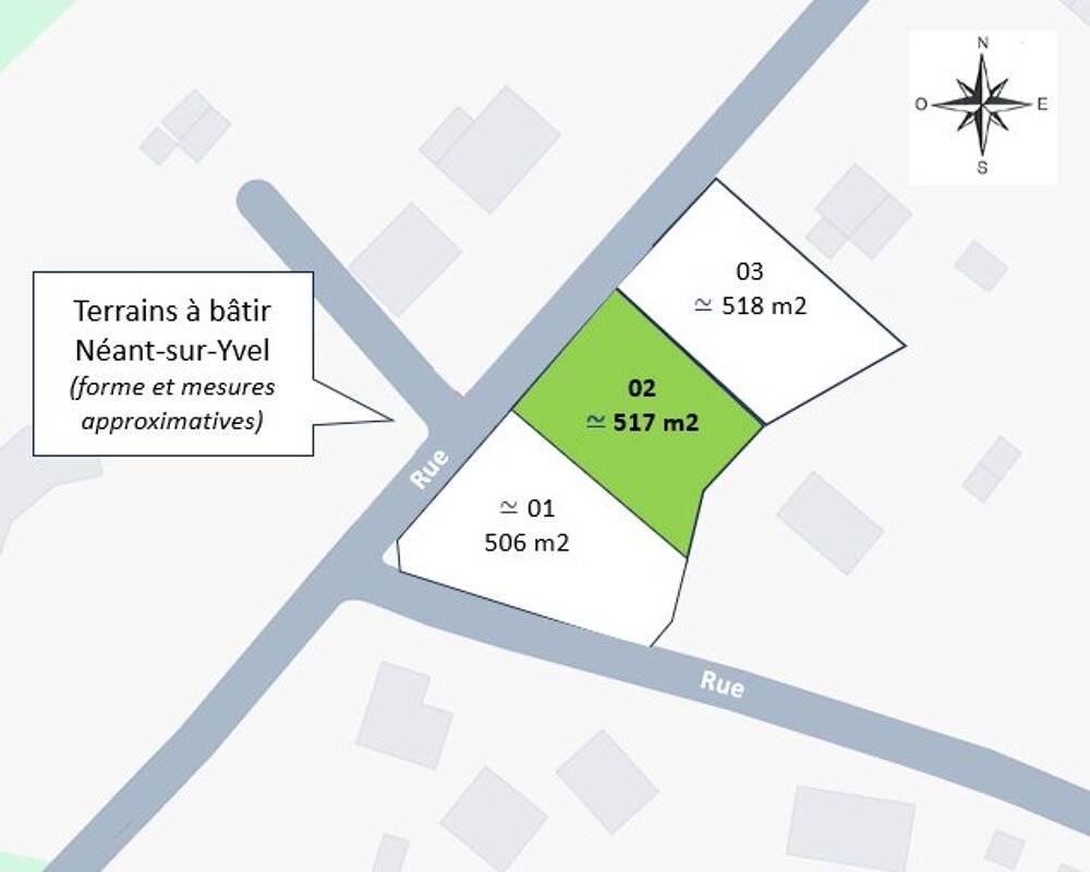 Vente Terrain Terrain Neant sur yvel
