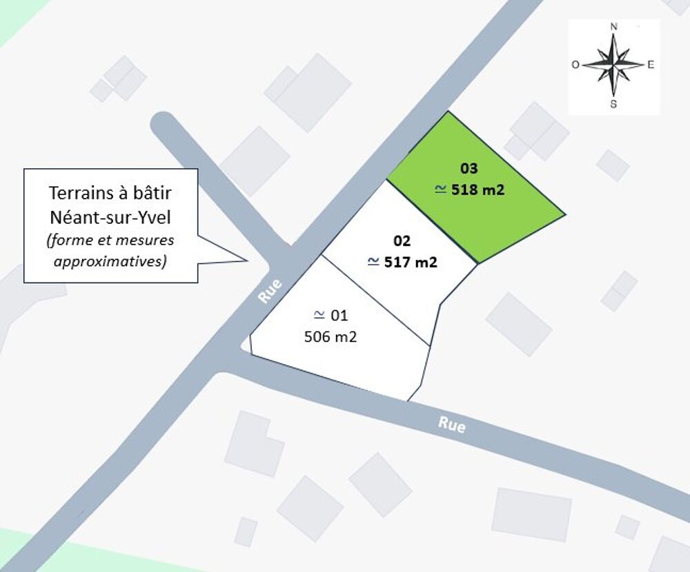 Vente Terrain Terrain Neant sur yvel
