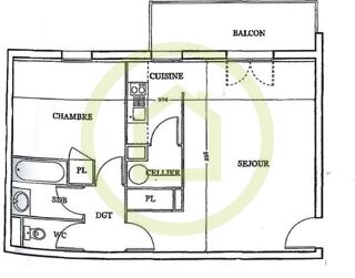  Appartement � vendre 2 pi�ces 49 m�