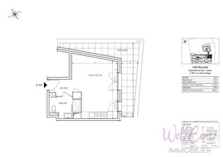  Appartement � vendre 1 pi�ce 31 m�