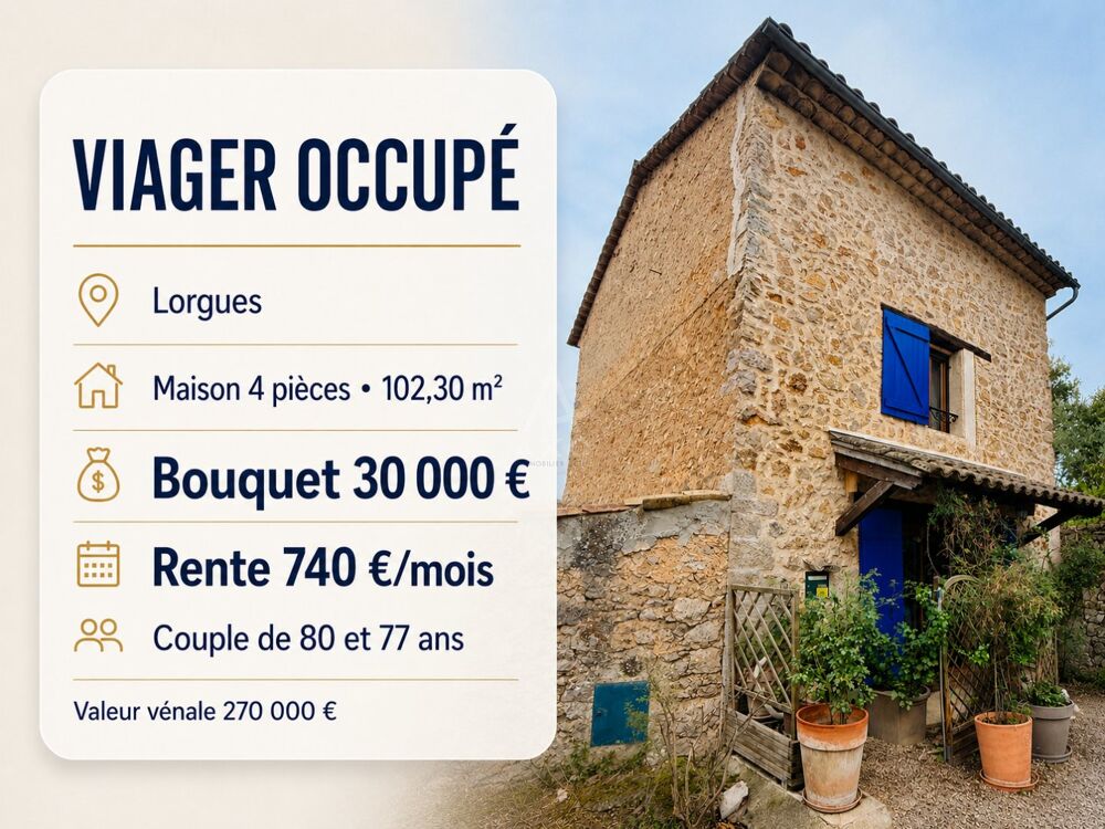 Maison 4 pièces 102 m² · à Lorgues · 102 m² · 30 000 €