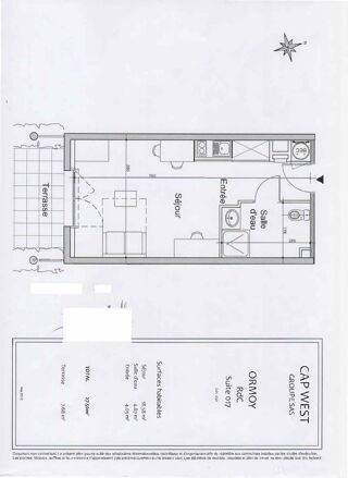  Appartement � vendre 1 pi�ce 27 m�