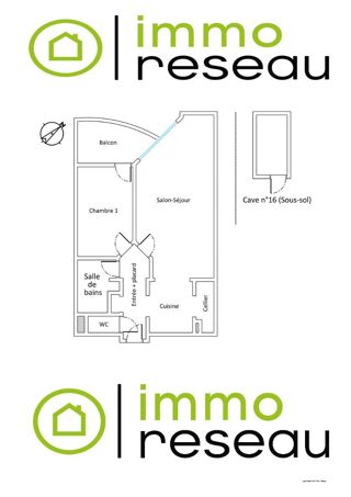  Appartement � vendre 2 pi�ces 51 m�