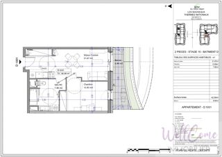  Appartement  vendre 2 pices 42 m